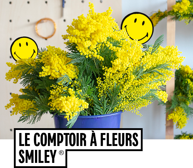 Le comptoir à fleurs SMILEY®