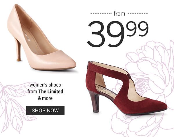 Women's shoes from The Limited & more from $39.99. Shop Now.