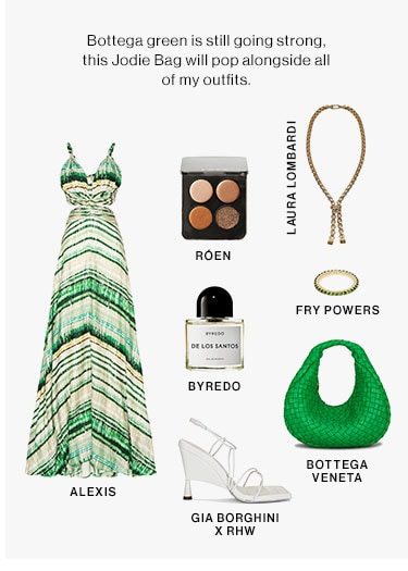 Bottega green is still going strong, this Jodie Bag will pop alongside all of my outfits.