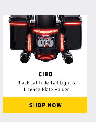 Ciro Black Latitude Tail Light