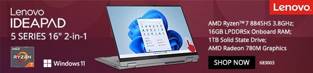 Lenovo IDEAPAD 5 Series 16 in. 2-in-1 - Shop now