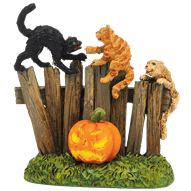 Creepy Creatures Cats - Halloween Village Accessories by Department 56