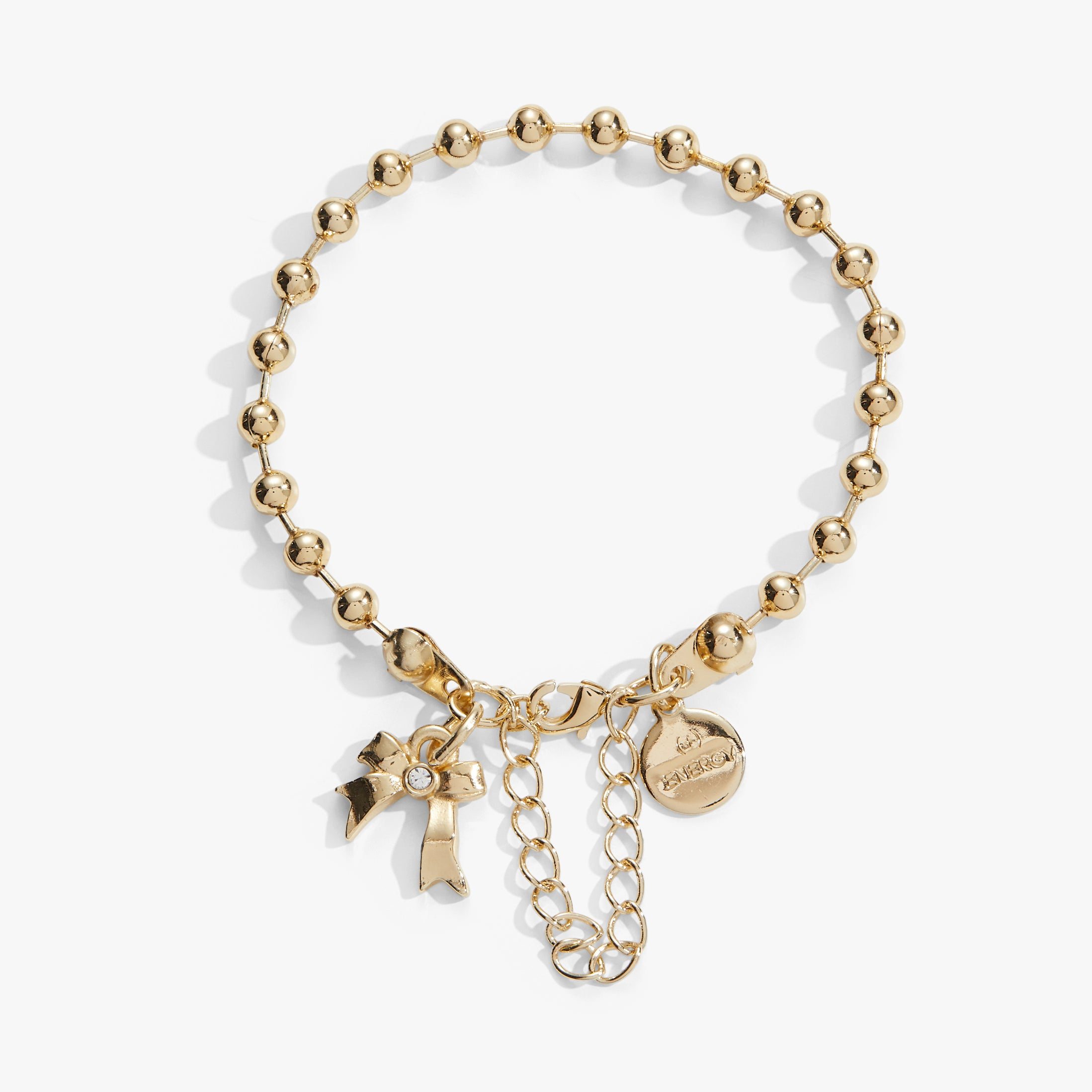 Promise Bow Ball Chain Bracelet