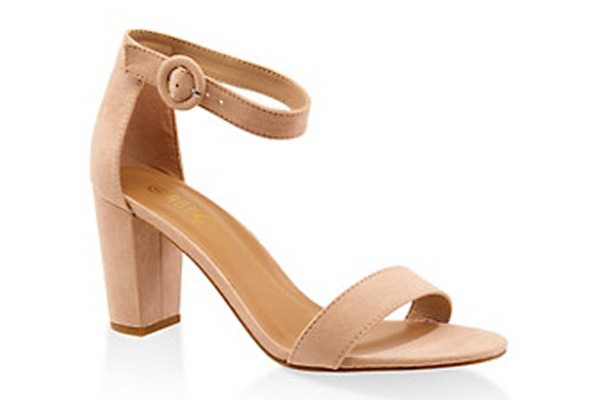 Single Band Block Heel Sandals