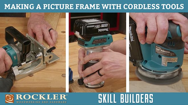 Making A Picture Frame Withe Cordless Tools