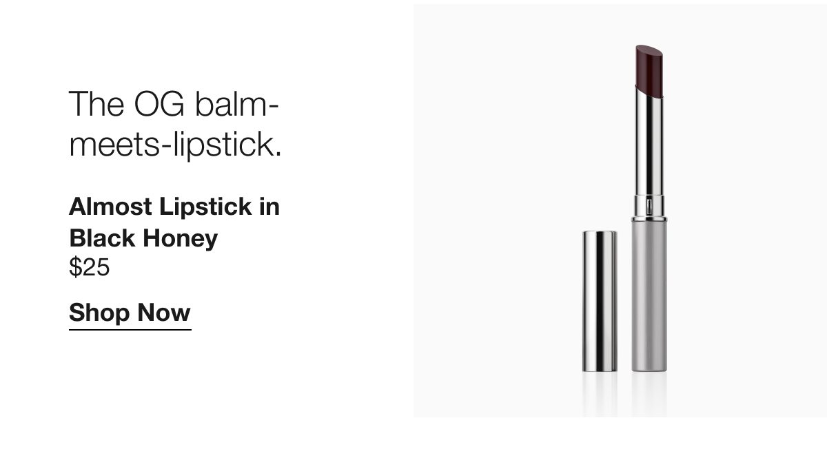 The OG balm-meets-lipstick. | Almost Lipstick in Black Honey $25 | Shop Now