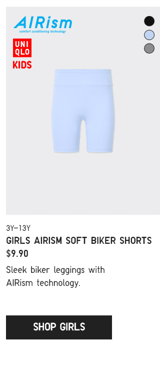 PDP12 - GIRLS AIRISM SOFT BIKER SHORTS