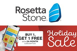 with Rosetta Stone 12-month & 24-month Subscriptions