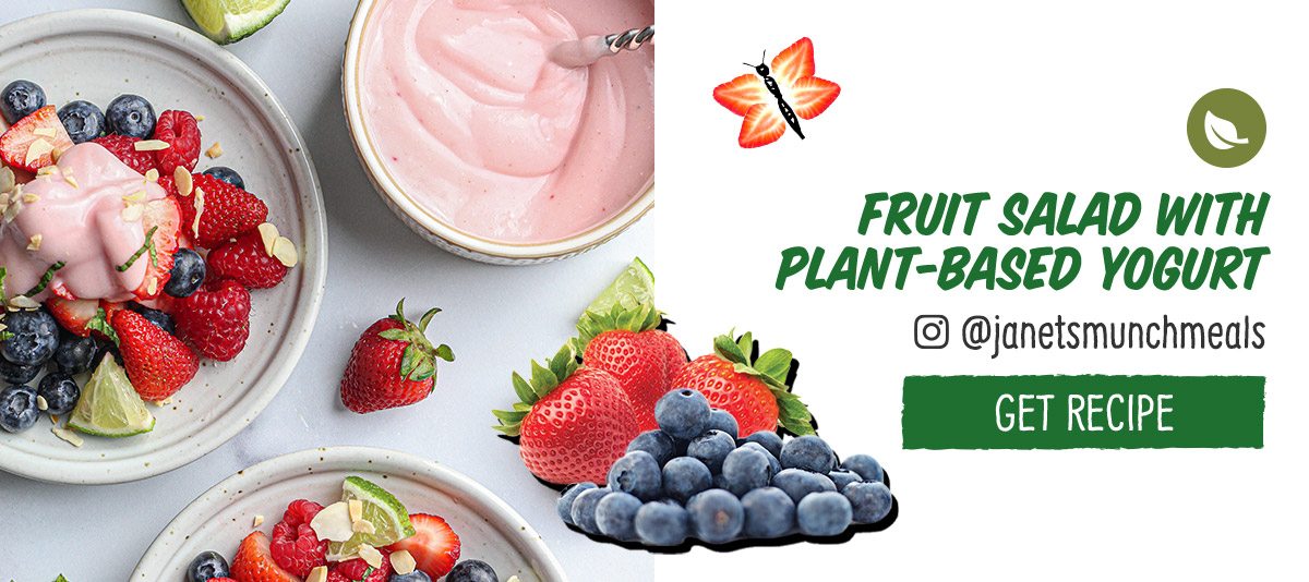 Fruit Salad with Plant-Based Yogurt