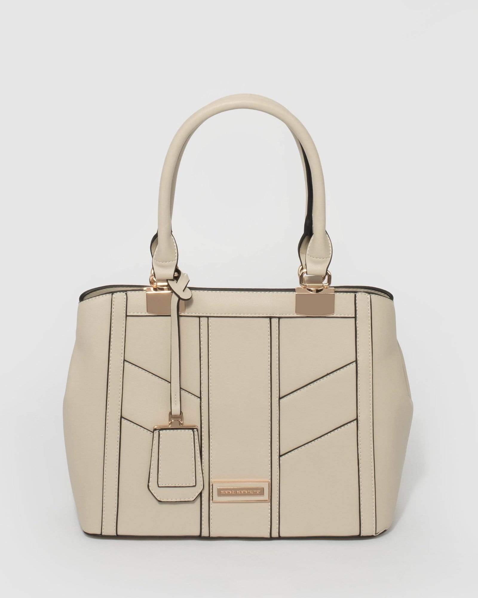 Image of Ivory Harper Panel Tote