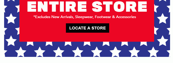 Entire Store 30% to 75% Off