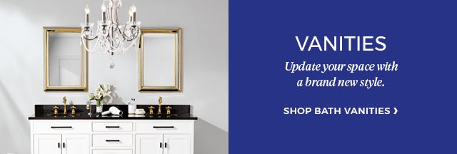 Vanities update your space with a brand new style shop bath vanities