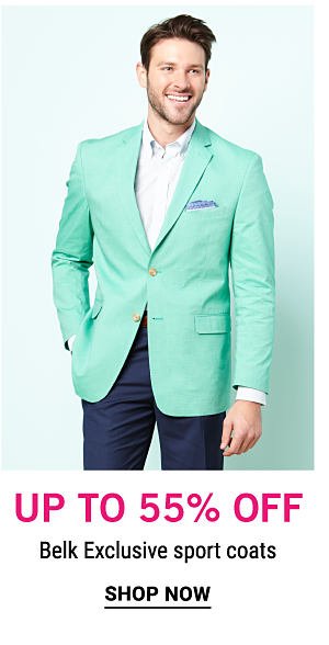 Up to 55% off Belk Exclusive sport coats. Shop Now.