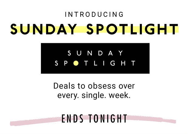 SUNDAY SPOTLIGHT