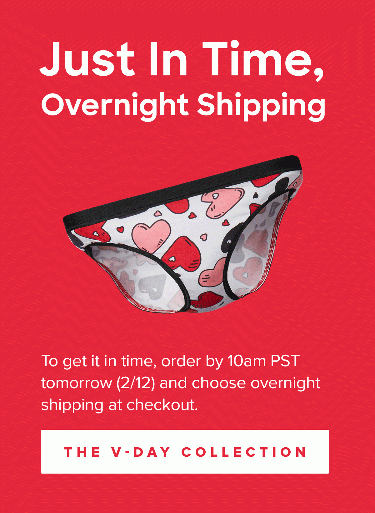 Last Call for Overnight Shipping on Your Valentine’s Order!