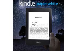 Amazon Kindle Paperwhite 6 WiFi eReader w/ 300 dpi Display, Built-in Light & Bookerly Font