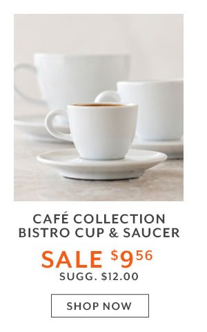 Café Collection Bistro Cup & Saucer