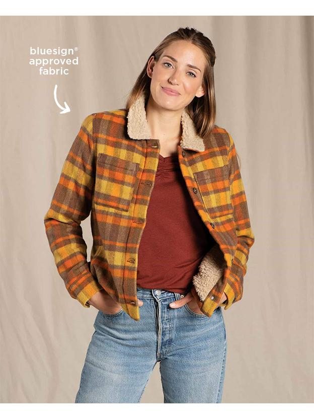 Women's Burntside Trucker Jacket in Sagebrush
