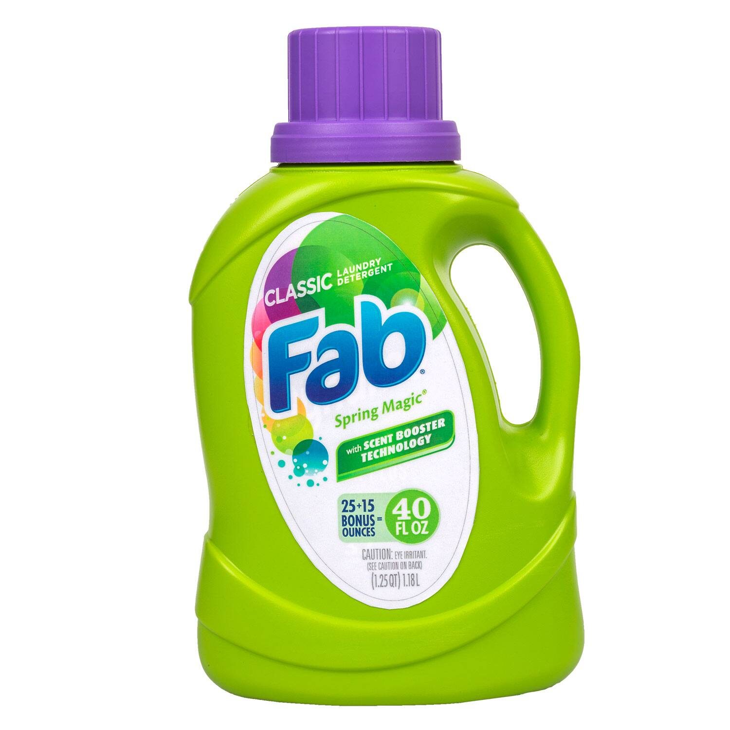 Fab Spring Magic Liquid Laundry Detergent, 40-oz. Bonus Bottles