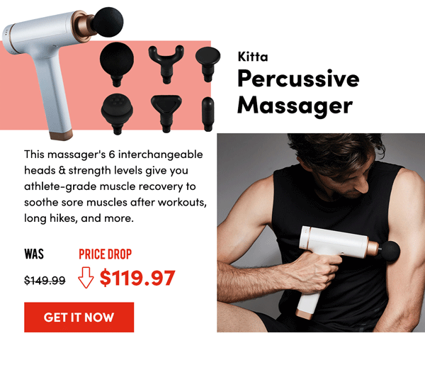 Kitta Percussive Massager | Get It Now