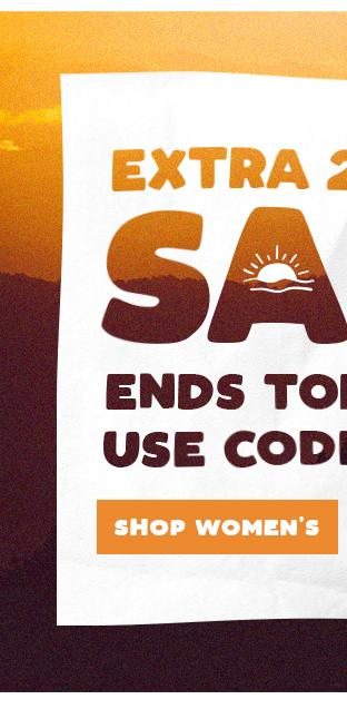 Women's Sale Ends Tomorrow