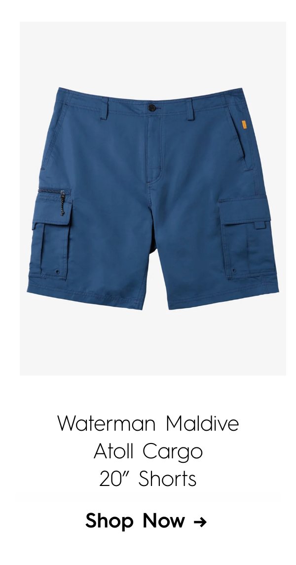 Waterman Maldive Atoll Cargo 20" Shorts