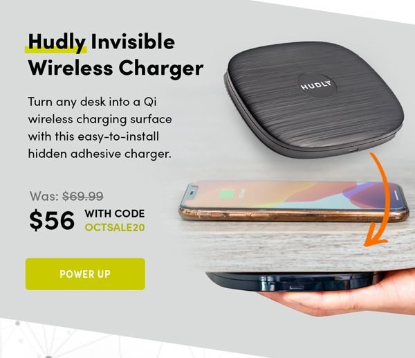 Hudly Invisible Wireless Charger | Power Up