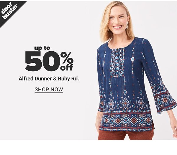 up to 50% of Alfred Dunner and Ruby Rd. - Shop Now