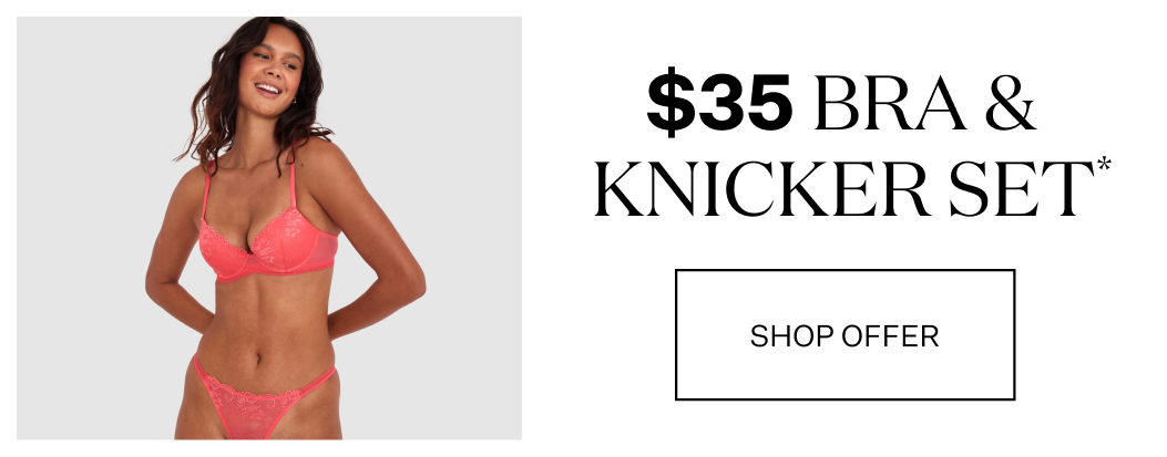 $35 Bra & Knicker Set