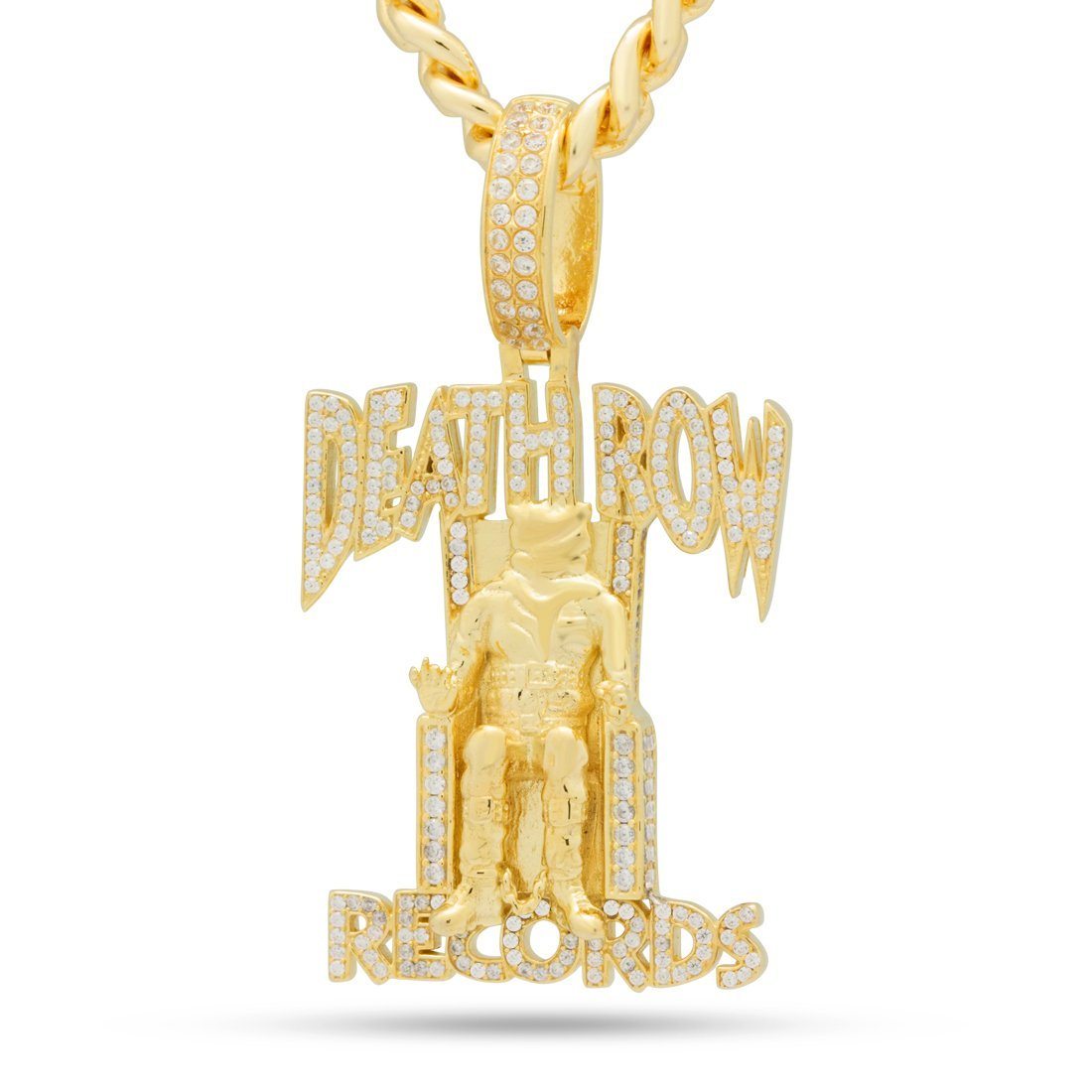 Image of King Ice x Death Row Records Iced Necklace