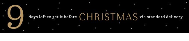 9 days left to get it before Christmas via standard delivery