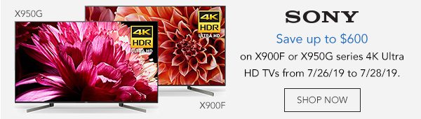 Save up to $600 on Sony