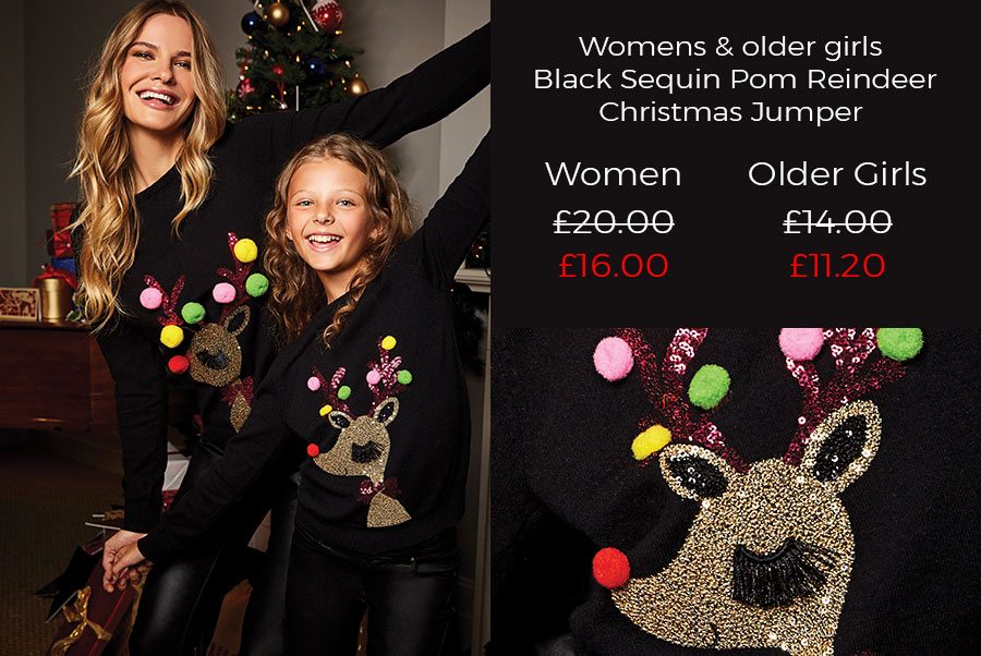 Mini Me Reindeer Jumper