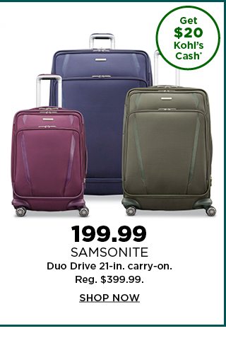 samsonite duo drive luggage