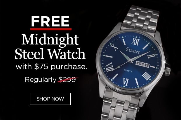 Free Midnight Steel Watch