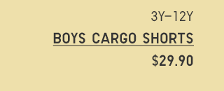 BODY4 PDP8 - BOYS CARGO SHORTS