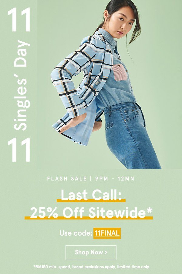 25% Off Sitewide with code 11FINAL