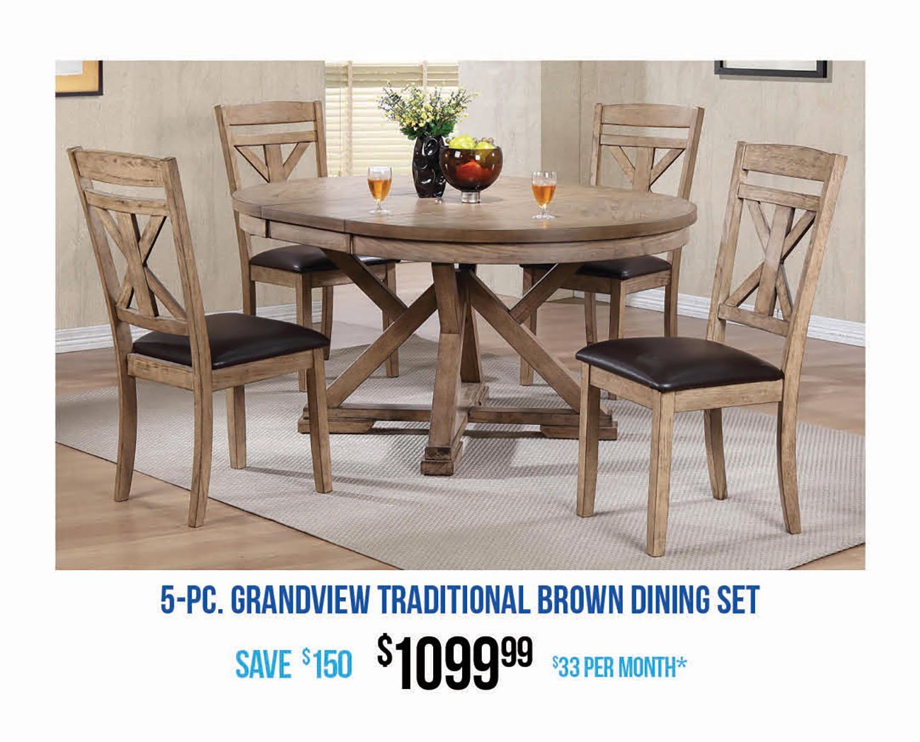 Grandview-Brown-Dining-Set