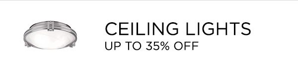 Ceiling Lights - Up To 35% Off