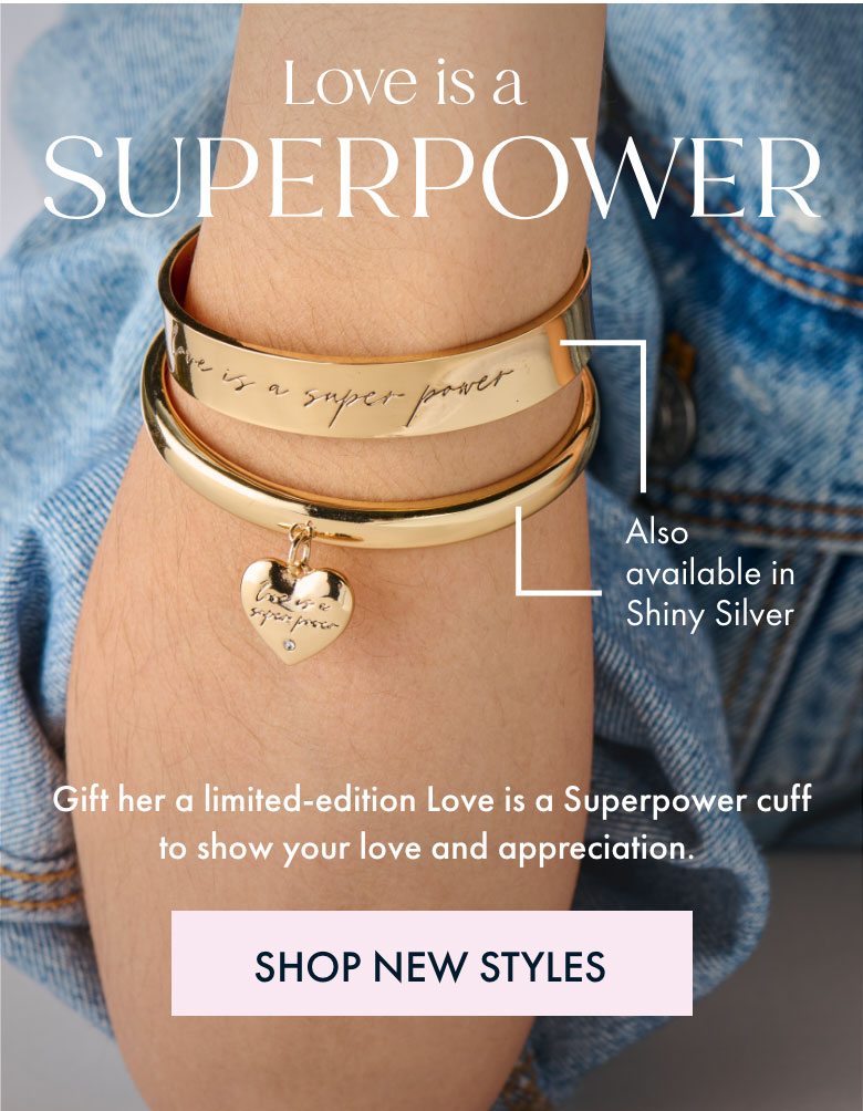 Love is a Superpower Cuff | Shop Now