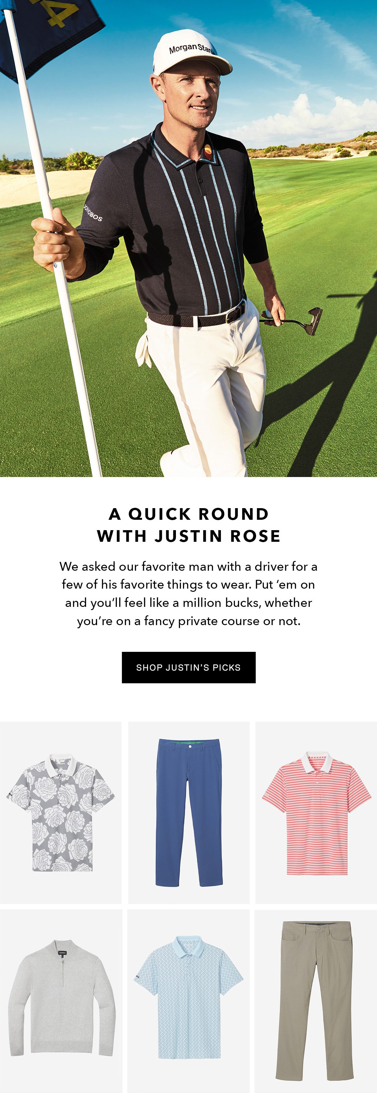 Justin's Picks Golf