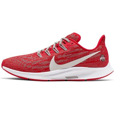 Nike Ohio State Buckeyes Women's Scarlet/Gray Air Zoom Pegasus 36 Running Shoes