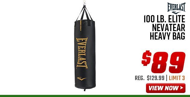 Everlast 100 lb. Elite Nevatear Heavy Bag