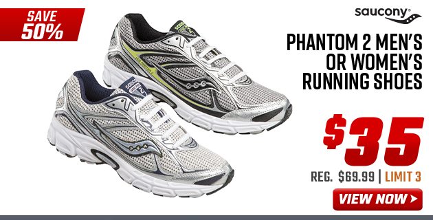Saucony Grid Phantom 2 Men's or Women's Running Shoes