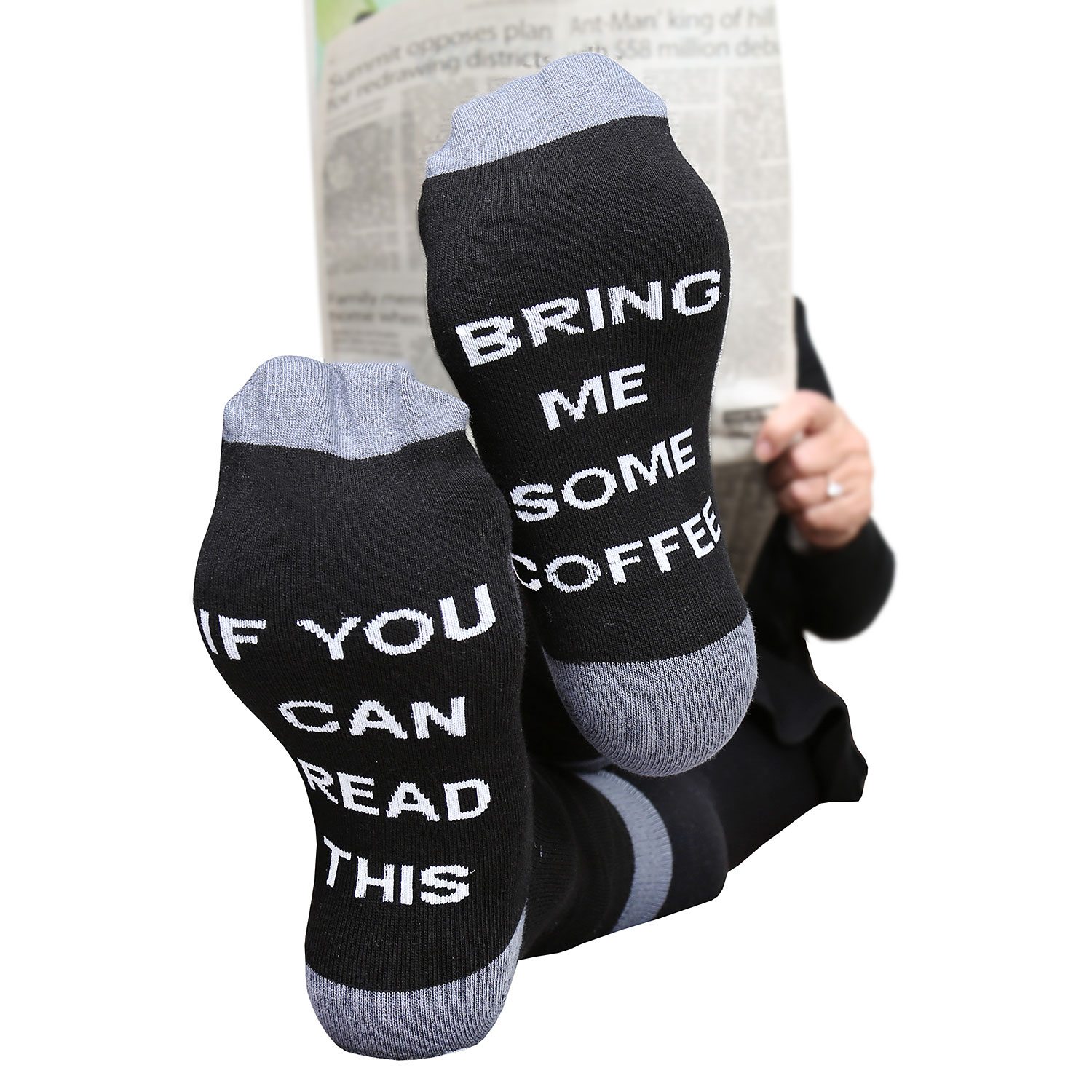 "If You Can Read This" - Hidden Message Socks