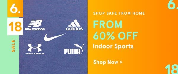 Indoor Sports From 60% Off