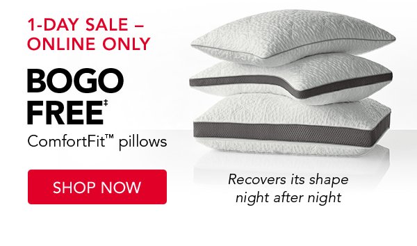 Bogo free comfortfit pillows | Shop now