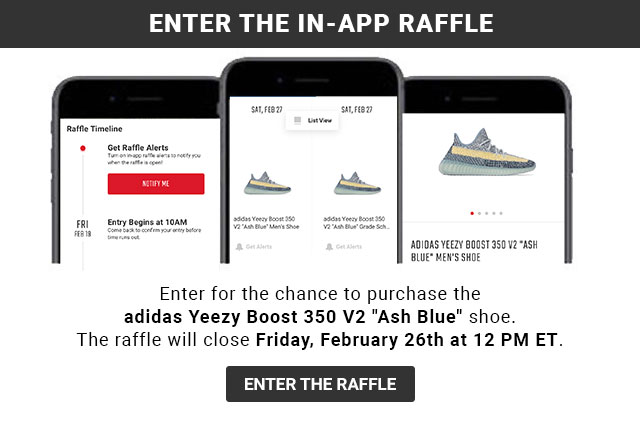 Hibbett on sale yeezy raffle