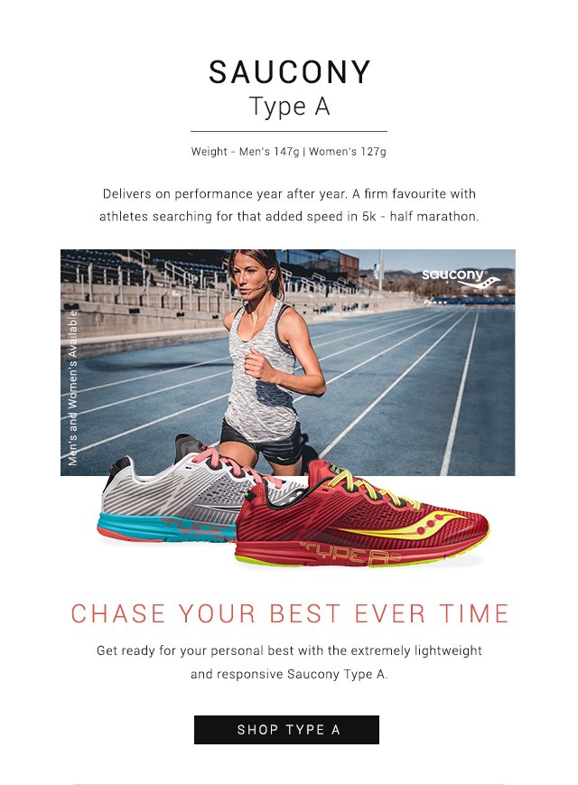 Shop Saucony Type A