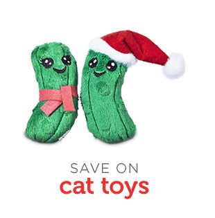 SAVE ON cat toys. 